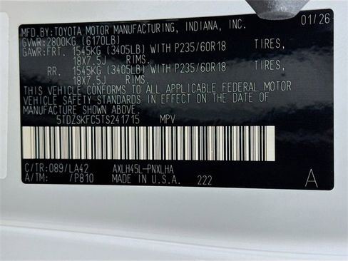 New 2026 Toyota Sienna Limited image 17