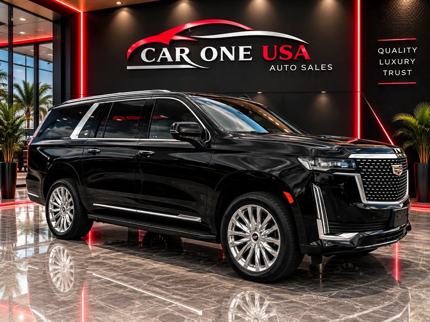 Used 2023 Cadillac Escalade ESV Premium Luxury AWD/4WD image 1