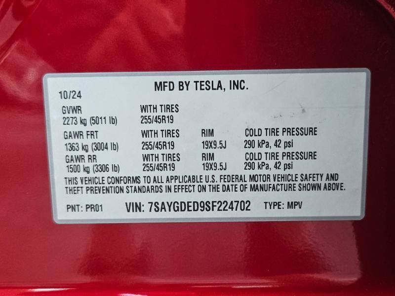 Used 2025 Tesla Model Y Long Range RWD image 35
