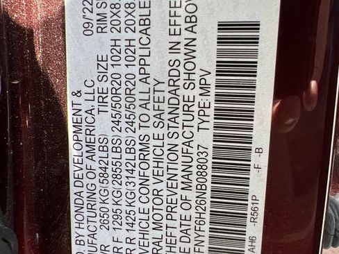 Used 2022 Honda Pilot Special Edition image 28