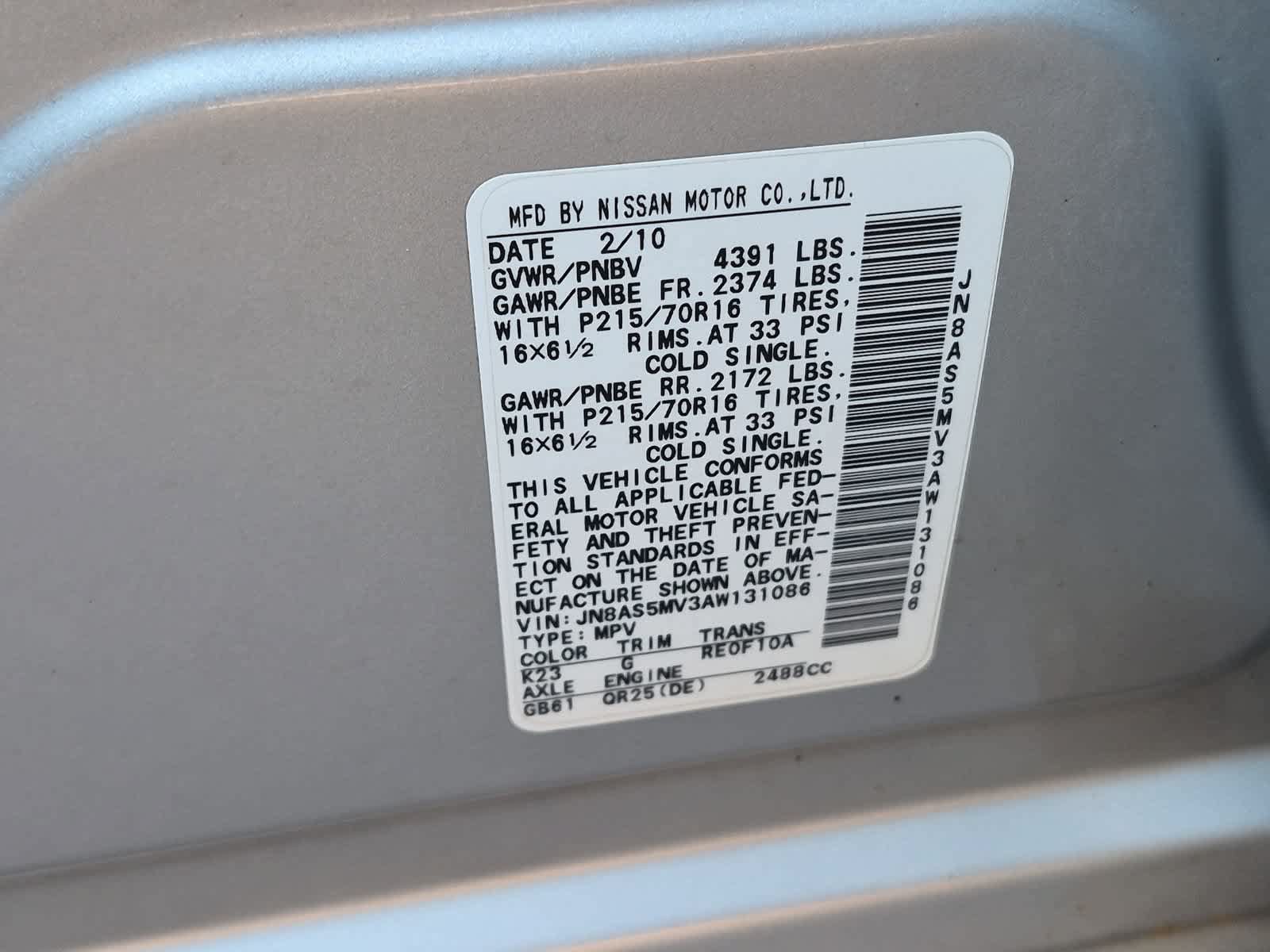 Used 2010 Nissan Rogue S AWD/4WD image 35