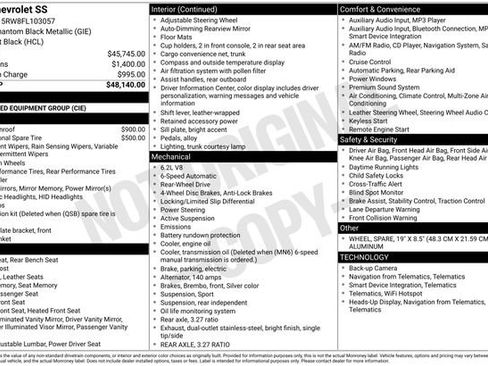 Used 2015 Chevrolet SS image 12