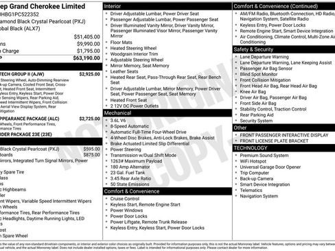Used 2023 Jeep Grand Cherokee Limited w/ Luxury Tech Group II AWD/4WD image 7