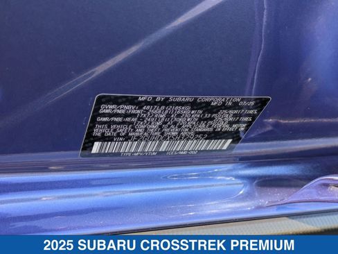 Certified 2025 Subaru Crosstrek 2.0i Premium image 38
