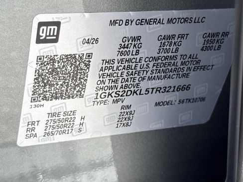 New 2026 GMC Yukon Denali w/ Sun & Power Step Package AWD/4WD image 39