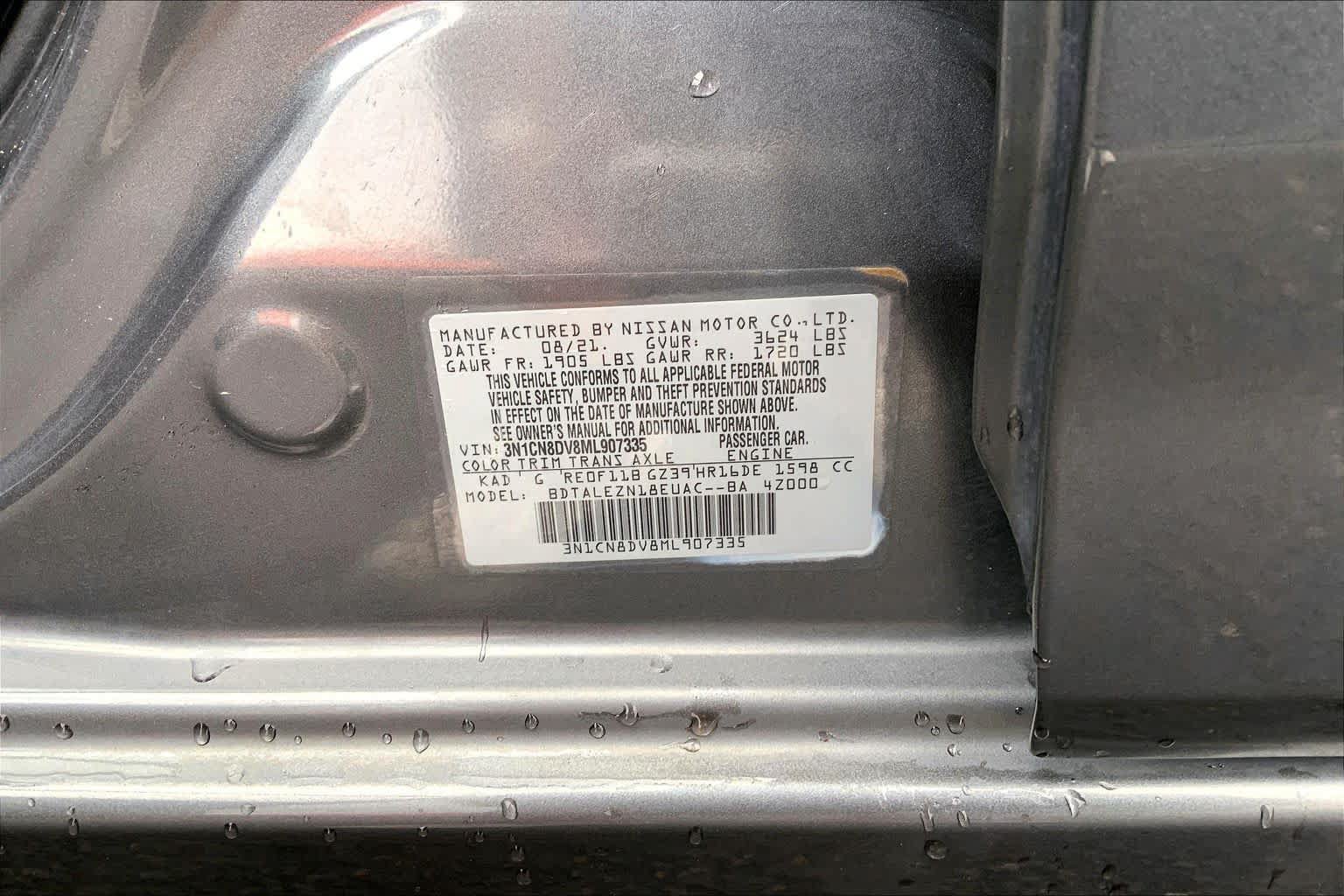 Used 2021 Nissan Versa S FWD image 37