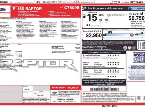 Used 2023 Ford F150 Raptor w/ Raptor 37 Performance Package image 34