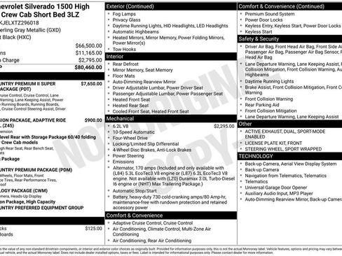 New 2026 Chevrolet Silverado 1500 High Country AWD/4WD image 2