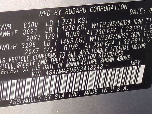 Certified 2025 Subaru Ascent Limited AWD/4WD image 28