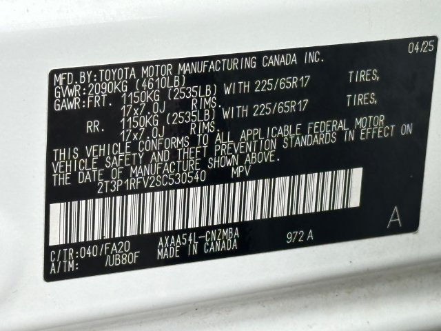 Certified 2025 Toyota RAV4 XLE AWD/4WD image 32