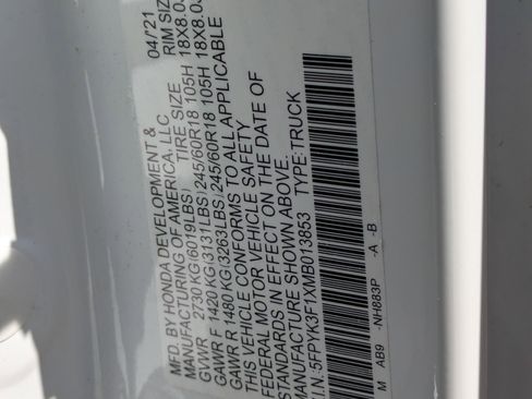 Used 2021 Honda Ridgeline Sport image 37