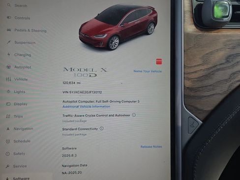 Used 2018 Tesla Model X 100D AWD/4WD image 2