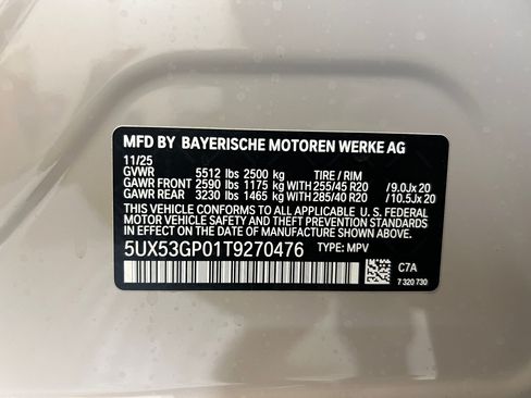 Used 2026 BMW X3 xDrive30i w/ Convenience Package AWD/4WD image 20