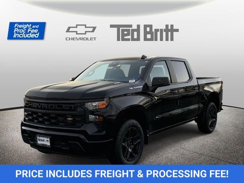 New 2026 Chevrolet Silverado 1500 Custom w/ Turbomax Blackout Package image 1