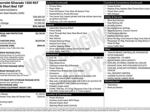 Used 2019 Chevrolet Silverado 1500 RST image 1