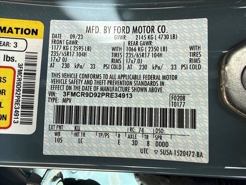 Used 2023 Ford Bronco Sport Badlands AWD/4WD image 19