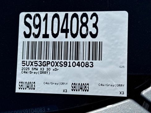 Used 2025 BMW X3 xDrive30i w/ Premium Package image 20