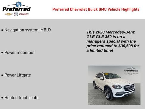 Used 2020 Mercedes-Benz GLE 350 image 2