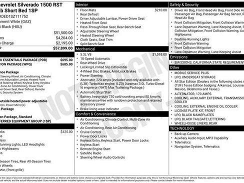 New 2025 Chevrolet Silverado 1500 RST w/ LPO, Dark Essentials Package image 2