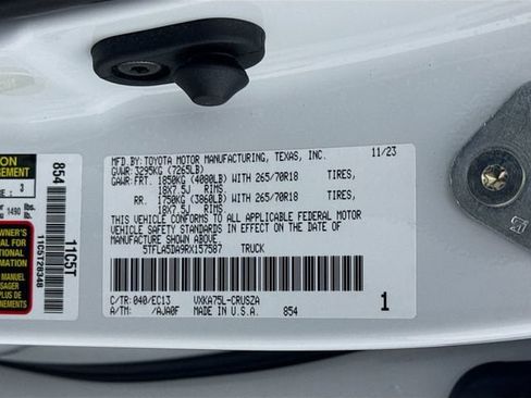 Used 2024 Toyota Tundra SR5 w/ SR5 Premium Package AWD/4WD image 30