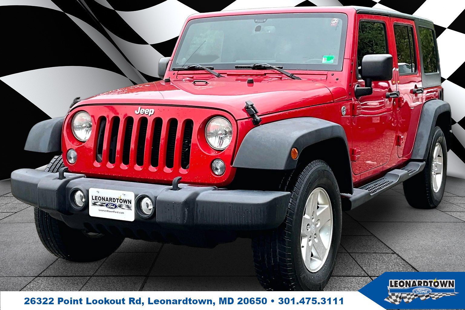 Used 2014 Jeep Wrangler Unlimited Sport w/ Quick Order Package 24S AWD/4WD image 1