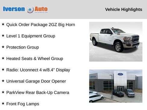 Used 2021 RAM 2500 Big Horn w/ Level 1 Equipment Group AWD/4WD image 2