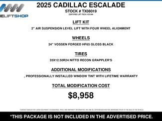 Used 2025 Cadillac Escalade ESV Sport Platinum w/ LPO, ONYX Package video 2