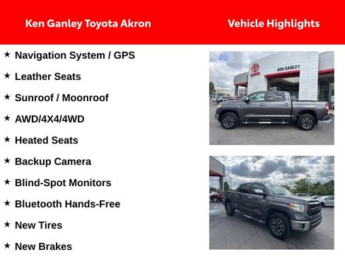 Used 2016 Toyota Tundra Limited w/ Limited Premium Package AWD/4WD image 2