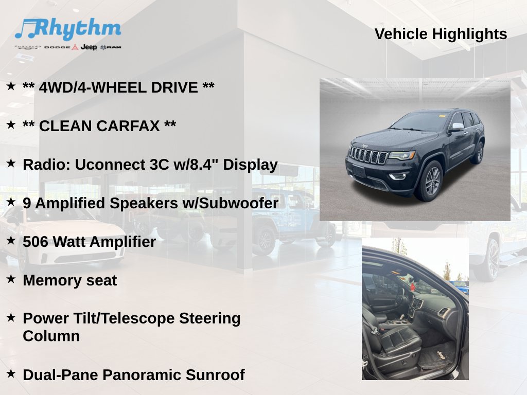 Used 2017 Jeep Grand Cherokee Limited w/ Luxury Group II AWD/4WD image 17