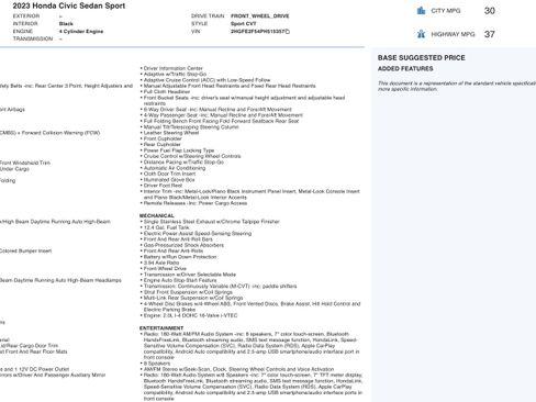 Used 2023 Honda Civic Sport image 4