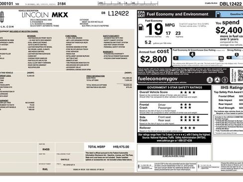 Used 2013 Lincoln MKX AWD image 30