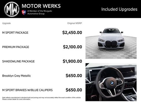 New 2026 BMW 430i xDrive Coupe w/ M Sport Package AWD/4WD image 4