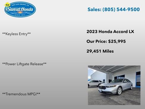 Used 2023 Honda Accord LX image 8