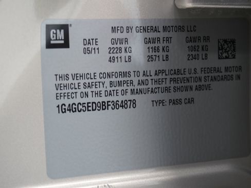 Used 2011 Buick LaCrosse CXL image 32