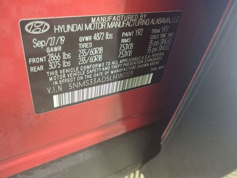 Used 2020 Hyundai Santa Fe SEL w/ Convenience Package FWD image 39