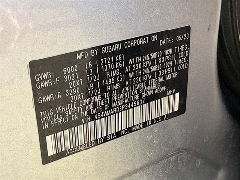 Used 2023 Subaru Ascent Limited w/ Technology Package image 28