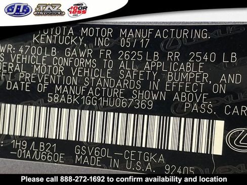 Used 2017 Lexus ES 350 image 19