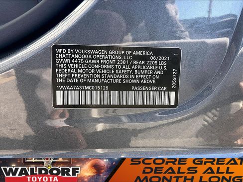 Used 2021 Volkswagen Passat 2.0T S image 36