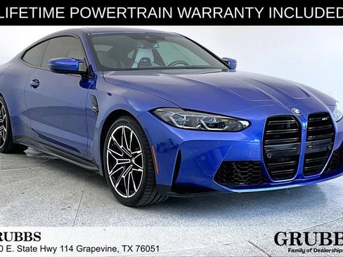 Used 2024 BMW M4 Coupe w/ Executive Package RWD image 1