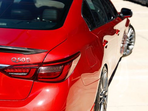 Used 2018 INFINITI Q50 Red Sport 400 w/ Sensory Package (Sport) image 46