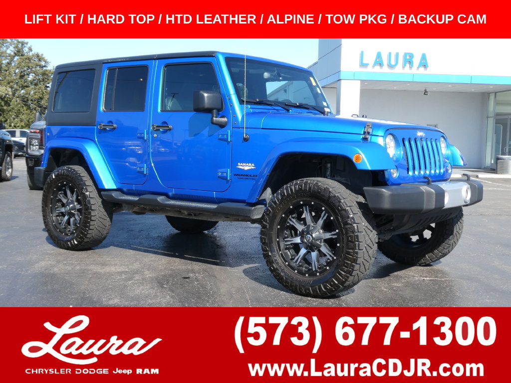 Used 2015 Jeep Wrangler Unlimited Sahara w/ Dual Top Group AWD/4WD image 1