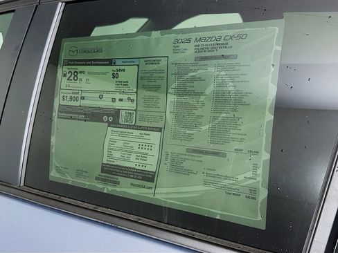 Used 2025 MAZDA CX-50 AWD 2.5 S w/ Cargo Package image 12