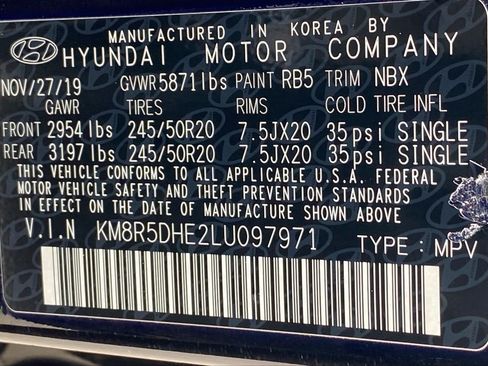 Used 2020 Hyundai Palisade Limited image 43