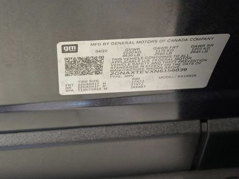 Used 2022 Chevrolet Equinox LT AWD/4WD image 32