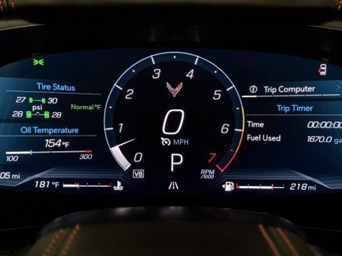 Used 2024 Chevrolet Corvette Stingray Premium Cpe w/ Z51 Performance Package RWD image 12