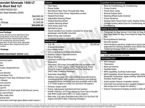 Used 2021 Chevrolet Silverado 1500 LT AWD/4WD image 2