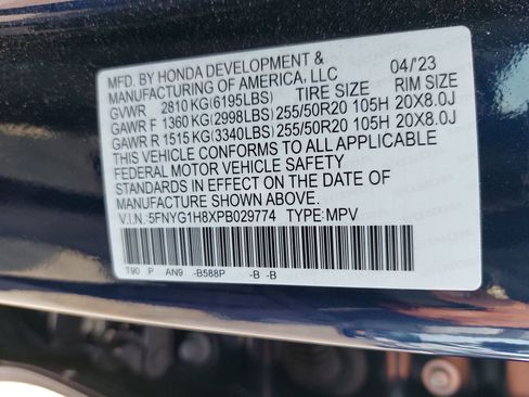 Used 2023 Honda Pilot Elite image 11