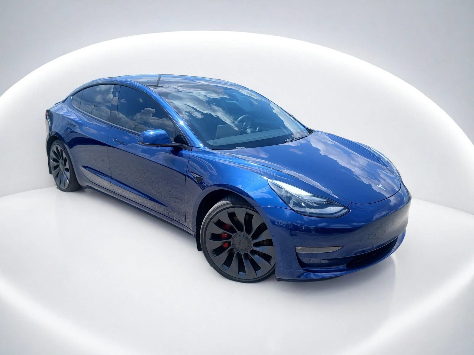 Used 2021 Tesla Model 3 Performance AWD/4WD image 1