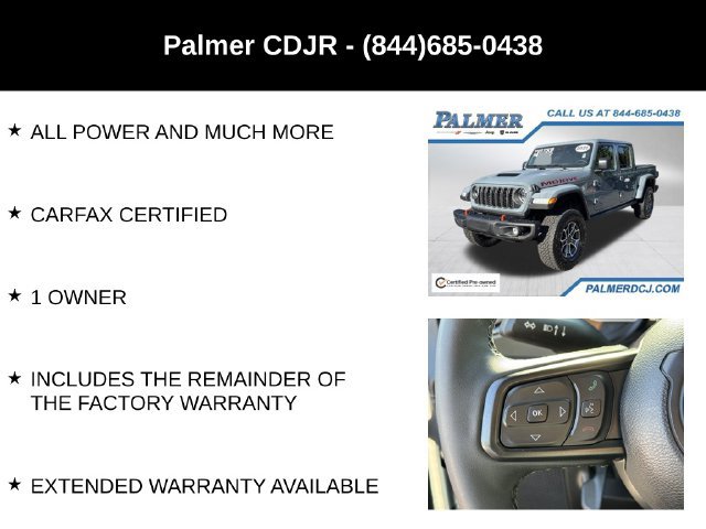 Certified 2025 Jeep Gladiator Mojave AWD/4WD image 30
