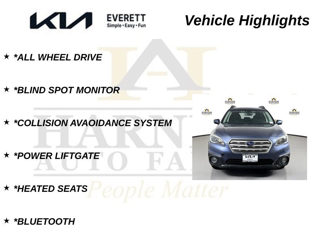 Used 2017 Subaru Outback 2.5i Premium AWD/4WD image 9
